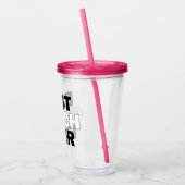 バレーボールコーチズベストコーチエバースポーツ アクリルタンブラー (左)