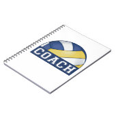 バレーボールコーチフォトノートブック ノートブック (左側)