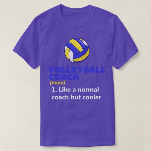 バレーボールコーチ定義1 Tシャツ (デザイン正面)