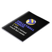 バレーボールコーチ定義 ノートブック (左側)