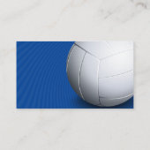 バレーボールコーチ|トレーナーの練習のレッスン 名刺 (裏面)