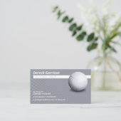 バレーボールコーチ |トレーナーの練習レッスン 名刺 (スタンド正面)