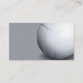 バレーボールコーチ |トレーナーの練習レッスン 名刺 (裏面)