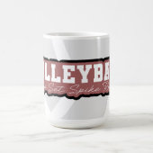 バレーボールコーヒーマグのカスタマイズ可能な色 コーヒーマグカップ (中央)