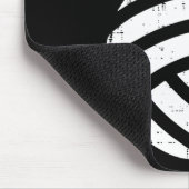 バレーボールサンタハットクリスマスクリスマススポーツプレーヤー マウスパッド (コーナー)