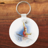 バレーボールサーバ キーホルダー (正面)