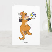 バレーボールスポーツでのカンガルー カード (裏面)