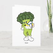 バレーボールスポーツのブロッコリー カード (裏面)