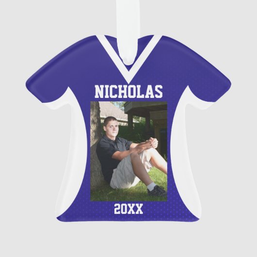 バレーボールスポーツジャ王室のーージーと写真 オーナメント (裏面)