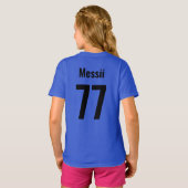 バレーボールスポーツチームフィールドデイ応援分隊 Tシャツ (裏面フル)