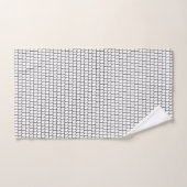 バレーボールスポーツバスデコールNAME番号おもしろい バスタオルセット (ハンドタオル)