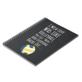 バレーボールチームのギフトバルク ノートブック (左側)