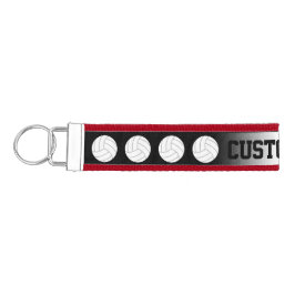 バレーボールチームのコーチまたはプレイヤーカスタムのキーチェーン リストバンドキーホルダー
