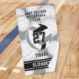 バレーボールチームの色(アスリート名) ハンドタオル