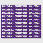 バレーボールチームカラーギフトラッピング紙 ラッピングペーパー (フラット)