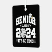 バレーボールチームクラス2024卒業シニアチーム2024 メタルオーナメント (正面左)