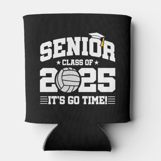 バレーボールチームクラス2025卒業シニア2025 缶クーラー (裏面)