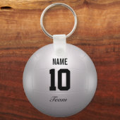 バレーボールチームスポーツ キーホルダー (裏面)