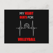 バレーボールチームバレーボールプレーヤービーチギフトアイディア ポストカード (正面)