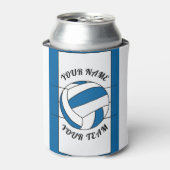 バレーボールチームパーソナライズされた名スポーツギフト 缶クーラー (缶正面)
