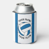 バレーボールチームパーソナライズされた名スポーツギフト 缶クーラー (缶裏面)