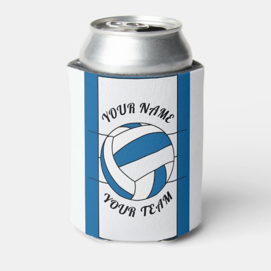 バレーボールチームパーソナライズされた名スポーツギフト 缶クーラー (缶裏面)