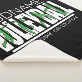 バレーボールチームプレーヤーADD NAMEスクールトップアスリート シェルパブランケット (3/4)