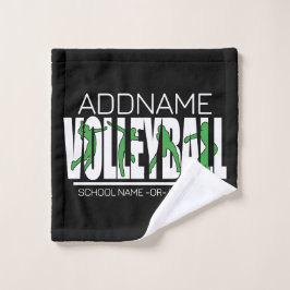 バレーボールチームプレーヤーADD NAMEスクールトップアスリート バスタオルセット