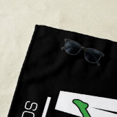 バレーボールチームプレーヤーADD NAMEスクールトップアスリート ビーチタオル (インサイチュ)