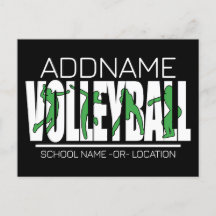 バレーボールチームプレーヤーADD NAMEスクールトップアスリート