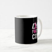 バレーボールチーム乳がん認識度 コーヒーマグカップ (正面右)