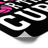 バレーボールチーム乳がん認識度 ポスター (角)