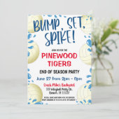 バレーボールチーム招待 招待状 (スタンド正面)