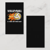 バレーボールチーム、スマッシュボール攻撃者スポーツ 名刺 (正面/裏面)