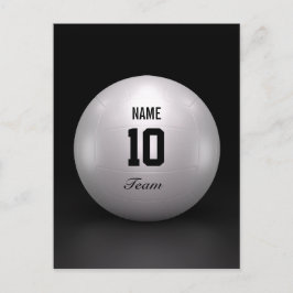 バレーボールチーム ポストカード