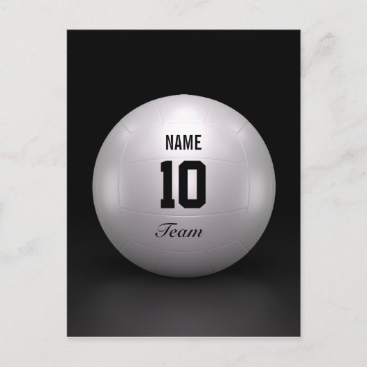 バレーボールチーム ポストカード (正面)