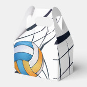 バレーボールテーマ誕生日パーティー フェイバーボックス (裏面サイド)