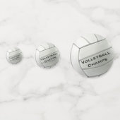 バレーボールデザインテーブル紙吹雪 コンフェッティ (正面)