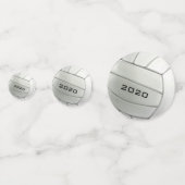 バレーボールデザインテーブル紙吹雪 コンフェッティ (裏面)