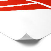 バレーボールハート ポスター (角)