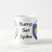 バレーボールバンプ、セット、スパイクマグカップ モーフィングマグカップ (中央)