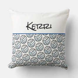 バレーボールパターンプレーヤー名スポーツネットボールおもしろい クッション