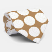 バレーボールパターン(の模様が)あるカスタムネクタイ ネクタイ (ロール)