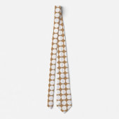 バレーボールパターン(の模様が)あるカスタムネクタイ ネクタイ (裏面)