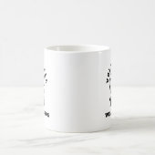 バレーボールパパ父のパパの日贈り物 コーヒーマグカップ (中央)