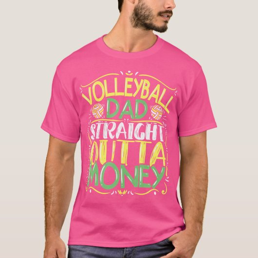 バレーボールパパ Tシャツ (正面)