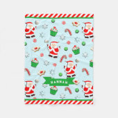 バレーボールパーソナライズされたギフト フリースブランケット (正面)