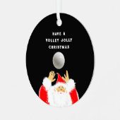 バレーボールパーソナライズされたコレクティブ2022 メタルオーナメント (正面左)