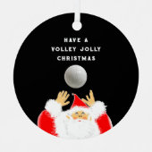 バレーボールパーソナライズされたコレクティブ2022 メタルオーナメント (正面)