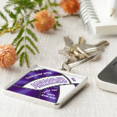 バレーボールパーソナライズされたコーチキーホルダー キーホルダー (側面)